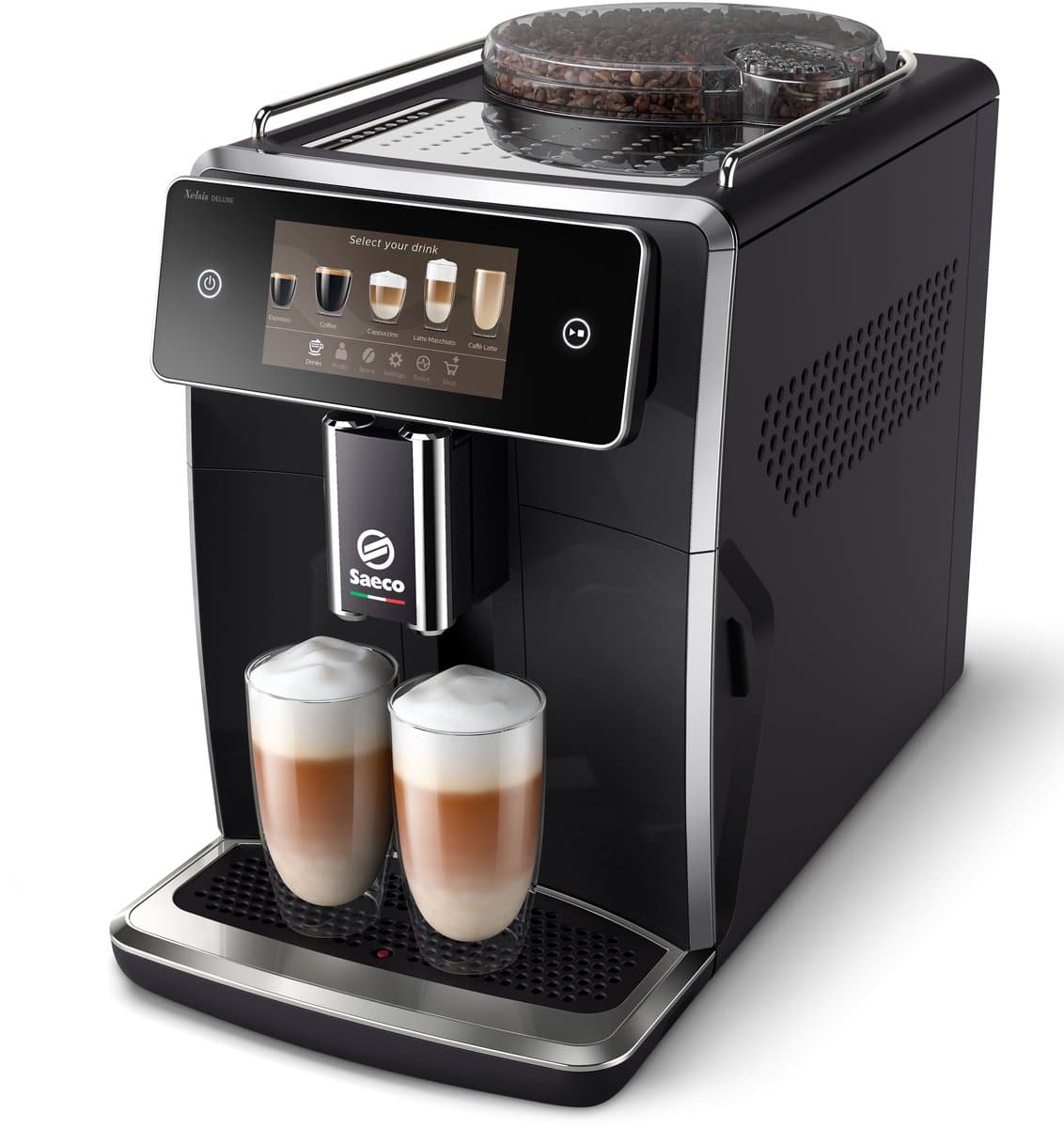 Saeco Xelsis Deluxe SM8780/00 Volautomatische koffiemachine bonen - Zwart — afbeelding 1