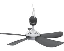 Eurotrail Plafond Ventilator - Charcoal