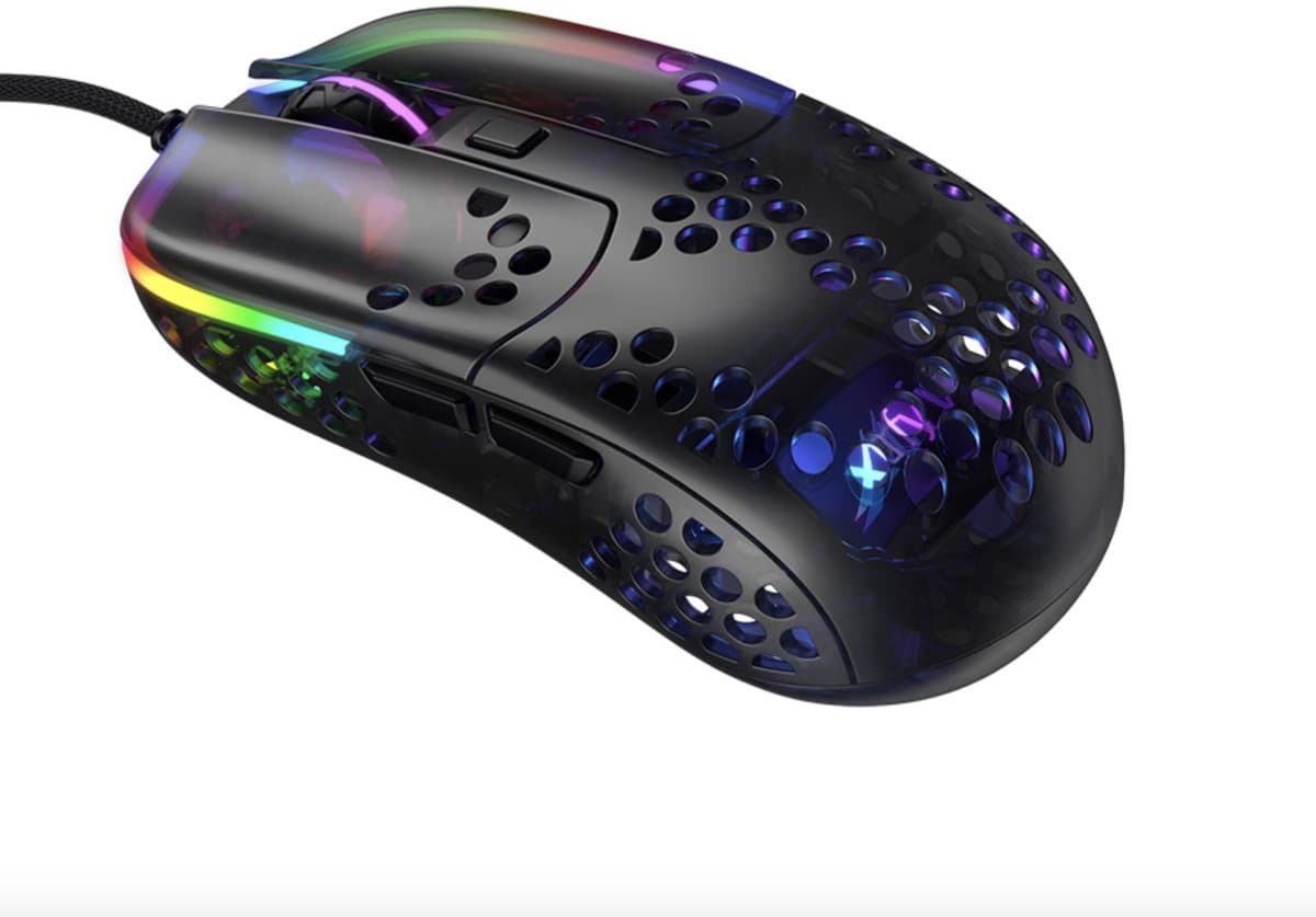 CHERRY XTRFY MZ1 Gaming Muis - Ultra Licht - 16000 DPI - RGB - 1.8m Kabel - Zwart — afbeelding 1