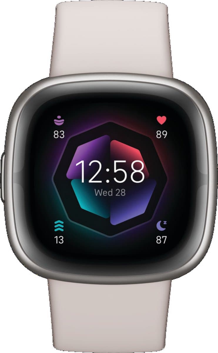 Fitbit Sense 2 - Smartwatch dames en heren - Wit — afbeelding 1