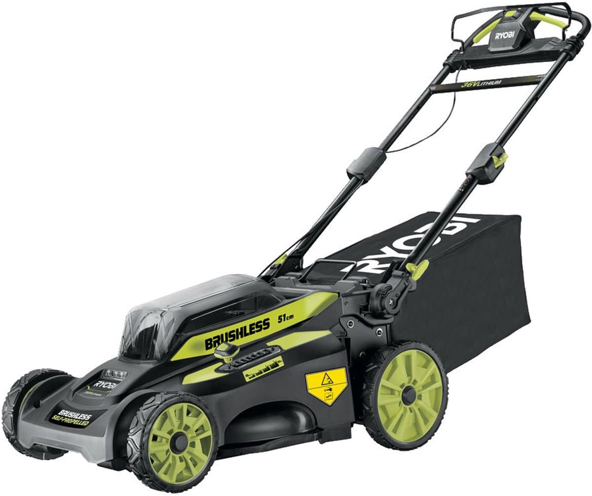 Ryobi ry36lmx51a-160 36 v accu grasmaaier brushless — afbeelding 1