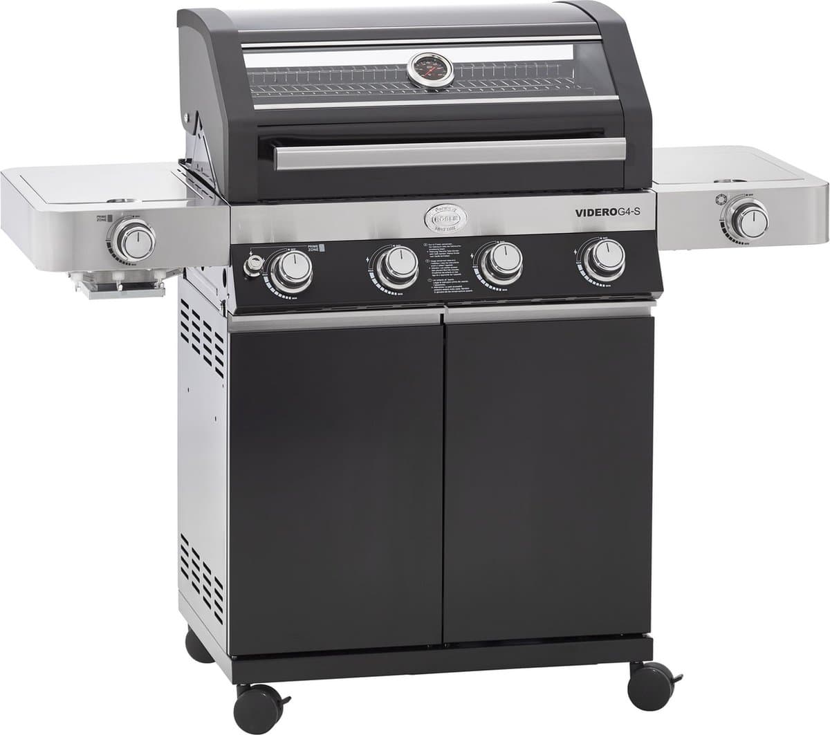 Rösle Barbecue - BBQ Gas Videro G3 Pure 30 mBar - Roestvast Staal - Zwart - — afbeelding 1