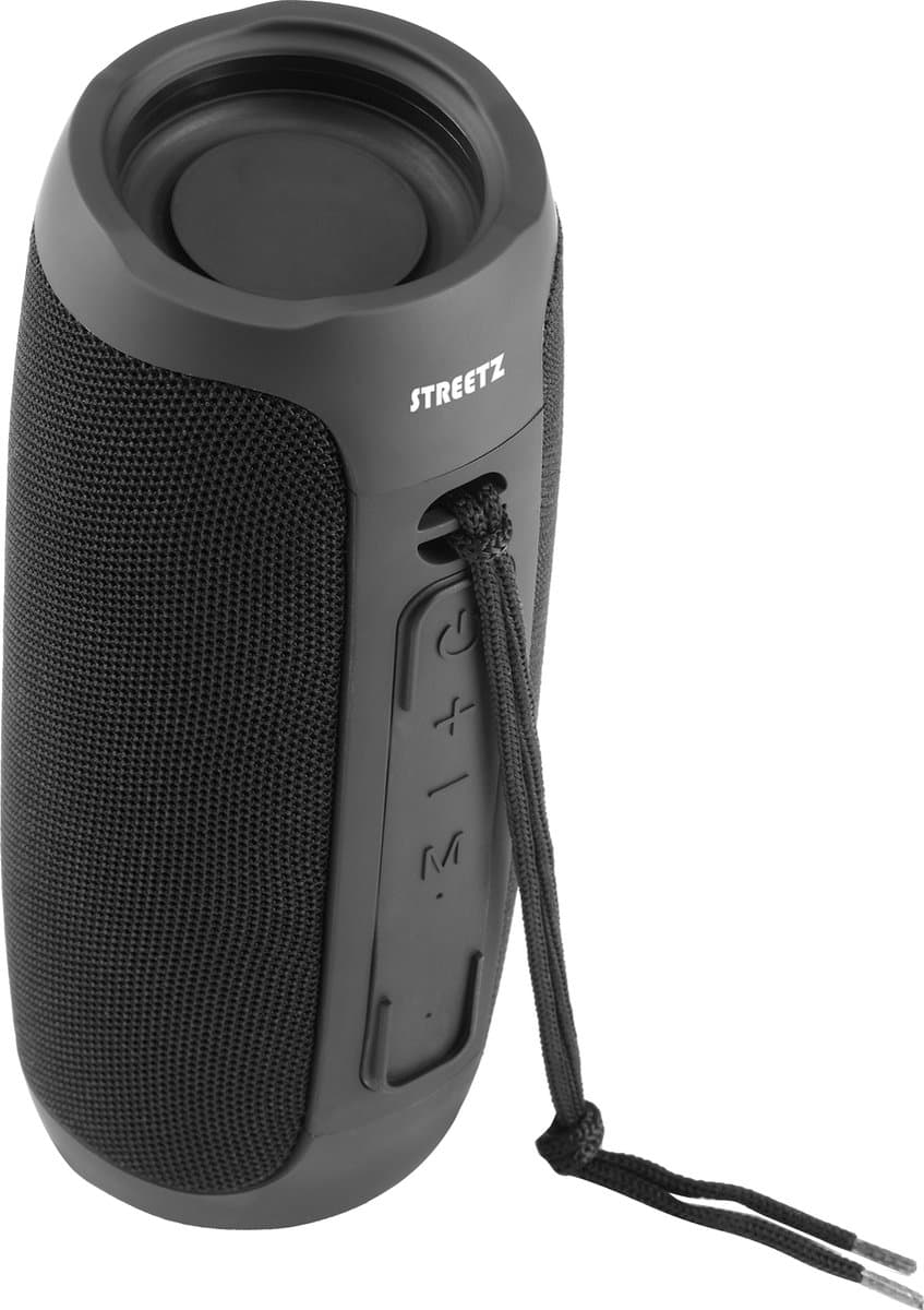 Streetz S350 Bluetooth Speaker - Bluetooth 5.3, MicroSD kaart en USB playback - 3.5mm AUX-in - USB-C - Zwart — afbeelding 1