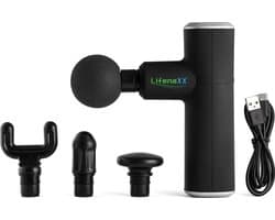 Mini massageapparaat LX-025 - sport, fitness, massagepistool, repareert en voorkomt spierpijn, maakt fascia los, lost blokkades zacht door