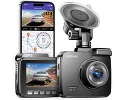AZDome GS63H Pro 1CH dashcam voor auto - Night vision - Loop recording - 4K resolutie - Wifi - Gps - Parkeermodus - 2.4 inch display - dashcam voor auto met parkeermodus