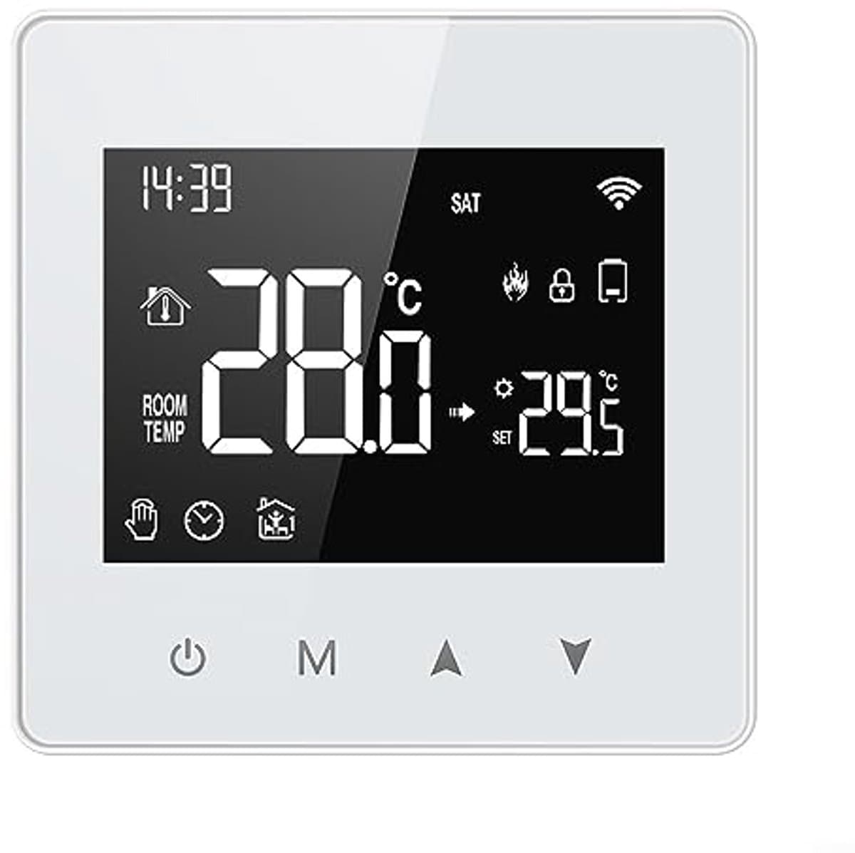 Programmeermodule Thermostaat voor TUYA ZigBee met LCD Scherm en Afstandsbediening — afbeelding 1