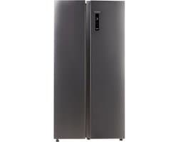 DOMO DO99506M koel-vriescombinatie – Amerikaanse koelkast – 555 liter – Energielabel D – No Frost – Inox Look