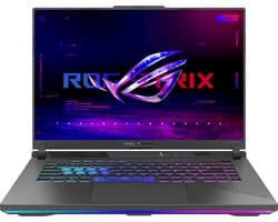 ASUS ROG Strix G16 G614PM-RV066W AMD Ryzen™ 9 8940HX Laptop 40,6 cm (16") WUXGA 32 GB DDR5-SDRAM 1 TB SSD NVIDIA GeForce RTX 5060 Wi-Fi 6E (802.11ax) Windows 11 Home Nederlands Zwart, Grijs