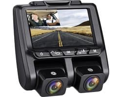 DailySupplies® Dashcam voor Auto - Dual - Camerabewaking - Full HD - Zwart