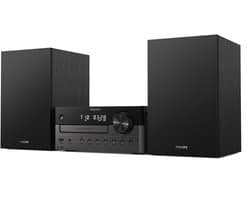 PHILIPS TAM4505M2/12 Micromuzieksysteem - 80 W RMS - DAB+ - FM-radio - CD - Bluetooth 5.4 - USB - Auracast - Audio-in - 2-weg Basreflexluidsprekers