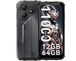OSCAL MARINE 2 Robuuste Smartphone - 12GB RAM - 64GB ROM - 11000mAh - Gemini AI - 6.56 Inch - IP68 Waterdicht - Dual SIM - Android 15 - NFC - Zwart