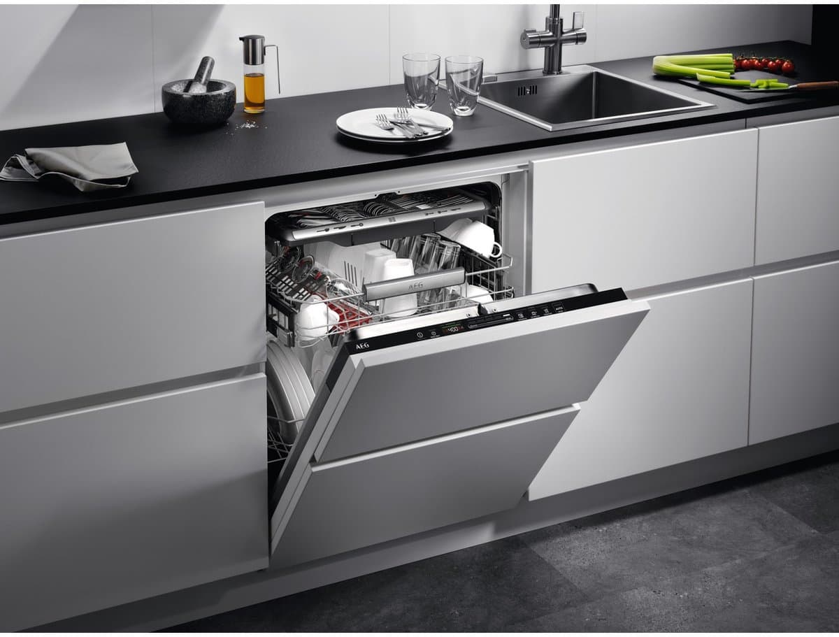 AEG FSE76737P EcoLine - Volledig integreerbare Inbouwvaatwasser — afbeelding 1