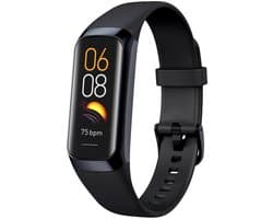 J&D supplies Stappenteller - Zwart - Temperatuurmeter - Activity Tracker - Hartslagmeter - Bloeddrukmeter - Smartwatch - Horloge - Heren - Dames