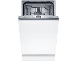 Bosch SPV4EMX17E - Serie 4 - Vaatwasser -Inbouwvaatwasser - Volledig integreerbaar - 45 cm - Energielabel B - Efficient Dry: verbeterde droogprestaties door de automatisch geopende deur