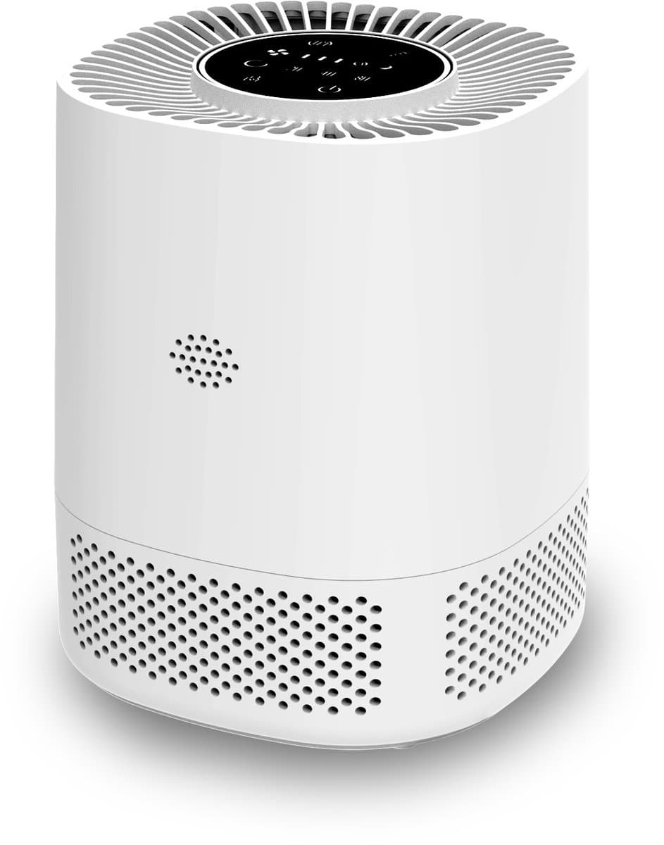 Gloovon® Smart HEPA Luchtreiniger - H13 True HEPA & App Control - 15m² - Intelligente Automodus & Slaapstand - Tegen Fijnstof & Pollen - Wit — afbeelding 1