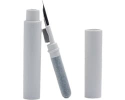 Airpods Schoonmaakset - 3 in 1 Pen - Schoonmaakkit - Oordopjes Reinigen Schoonmaken - Airpods Reiniging set - Desinfecteren - Wit