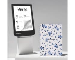 PocketBook Verse e-reader Mist Grey – 6 inch – 8 GB + Bloemen hoesje – voordeelbundel