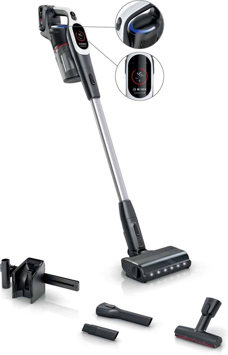 Bosch - Unlimited 9 - BBS931WBA - Steelstofzuiger - Wit — afbeelding 1