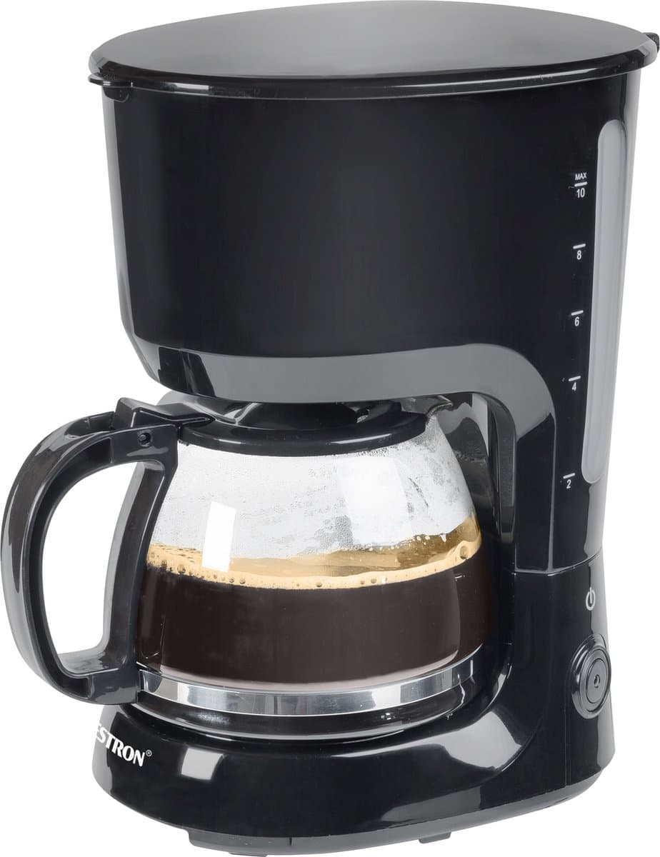 Bestron Koffiezetapparaat filterkoffie 750W - ACM750Z - 1,25L, 10 koppen - Camping geschikt - Glazen kan - 5 jaar garantie - WK — afbeelding 1