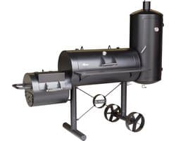 El Fuego Kiona Smoker - Barbecue - bbq - Zwart -Grilloppervlak ca. 43 x 39 + 98 x 44 + Ø42,5 x4 cm - 118 kg