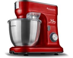 TurboTronic TT-015 Keukenmachine - 6.5 Liter - 1500W - Rood