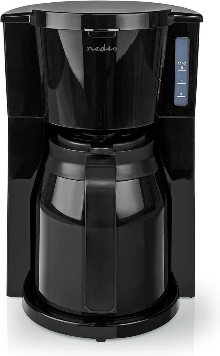Nedis Koffiezetapparaat – Filterkoffie – 1,0 L – 10 Kopjes – Druppelstop – Zwart — afbeelding 1