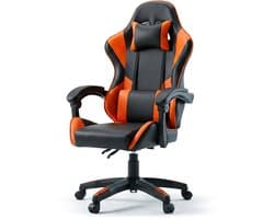 Gaming Stoel – Comfortabele Gamer Chair – Zwart/Rood – Verstelbaar