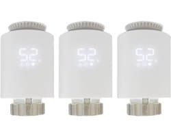 Radiator Thermostaat - Thermostaatkraan Temperatuurregelaar - Energie Besparen - App en Spraakbediening - M30x1.5mm - Wit