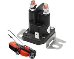 Grasmaaier Solenoïde - Startrelais Tractor - Motor Starten - Brede Toepassing - 12V - Zwart