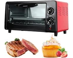 Compacte Oven - Keukenapparaat - Maaltijden Bereiden - Multifunctioneel - 11 Liter - Zwart