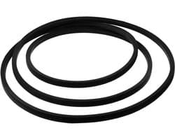 Grasmaaier riem - Aandrijfriem maaidek - Gazononderhoud - Duurzaam rubber - 107 cm lengte - Zwart