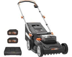 Accugrasmaaier - Elektrische maaier - Gazon Onderhoud - Intellicut Technologie - 41cm Maaibreedte - Zwart Oranje