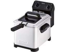 Friteuse - Frituurpan - Lekker Frituren - Snelle Opwarming - 4 Liter - RVS Zwart