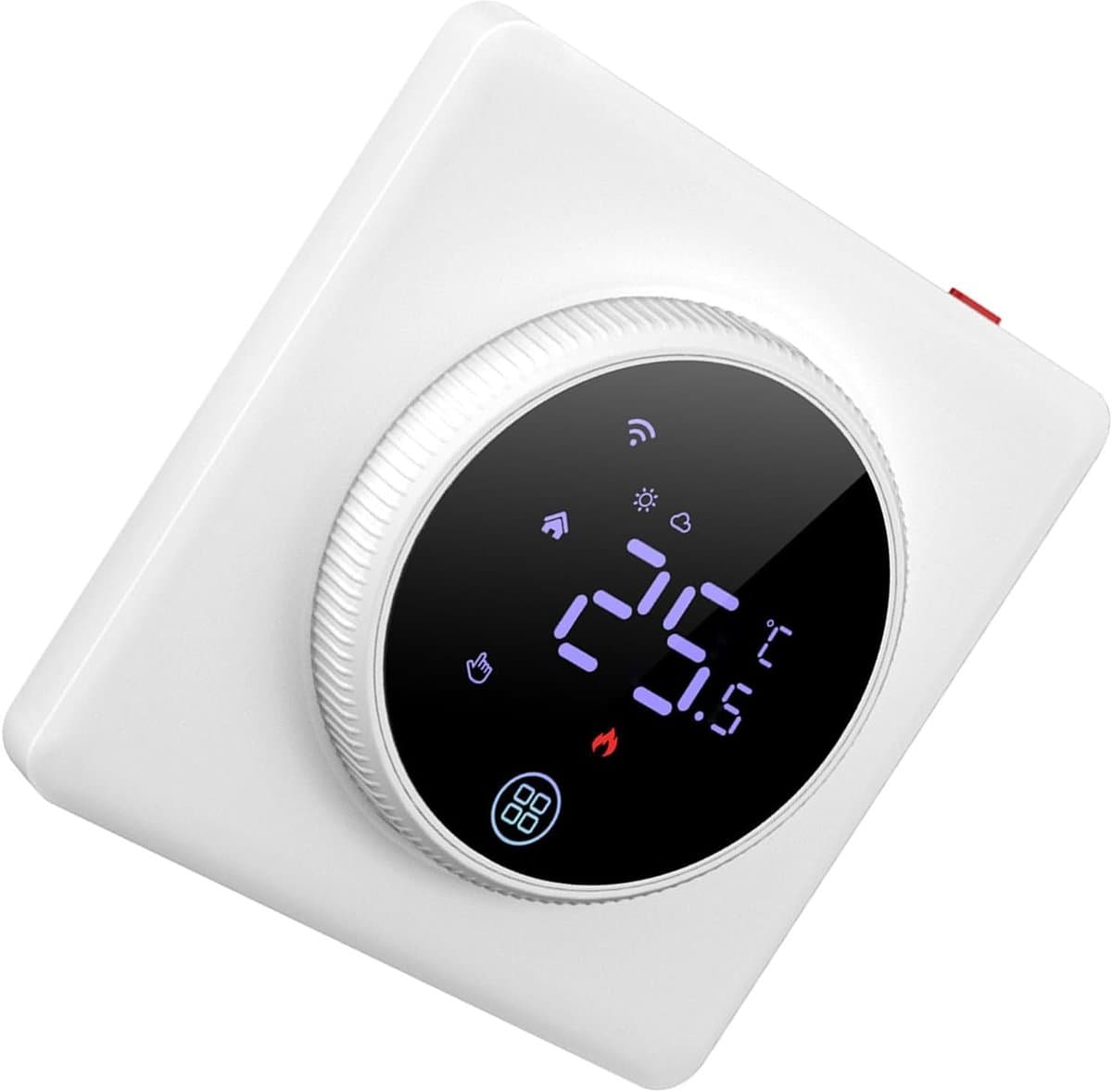 Slimme Thermostaat - Programmeerbare Bediening - Energie Besparen - App WiFi Controle - 5-70℃ Instelbereik - Wit — afbeelding 1