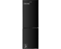 Inventum KV1840B No Frost energiezuinige koel-vriescombinatie - 184 cm hoog - 327 liter - Superkoelen - Supervriezen - Energielabel C - Vrijstaand - Zwart