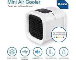 Aero® LED Mini Aircooler 3 - 1 | Lucht Koeler / Ventilator - Lucht Bevochtiger - Lucht Reiniger / Zuiveraar