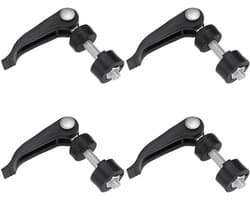 Grasmaaier Schroef 4 Stuks - Quick Release/Borgschroef - Handvat 56 mm - M6 Schroefdiameter - Aluminiumlegering/Kunststof - Geschikt voor Grasmaaiers