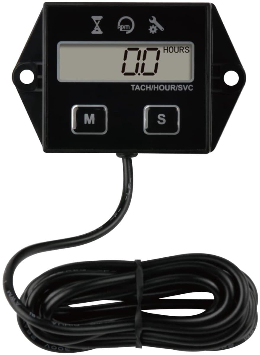 Digitale tach urenteller - RPM meter - voor grasmaaier, scooter, tractor en meer - nauwkeurige motorstatus - SnelShoppen — afbeelding 1