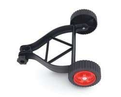 Dailygoods- Draadtrimmer Steunwielen - Verstelbare Hoogte - Universeel Compatibel - Duurzaam Kunststof - Extra Stabiliteit - Voor Grasmaaier - Grasmaaierwielen