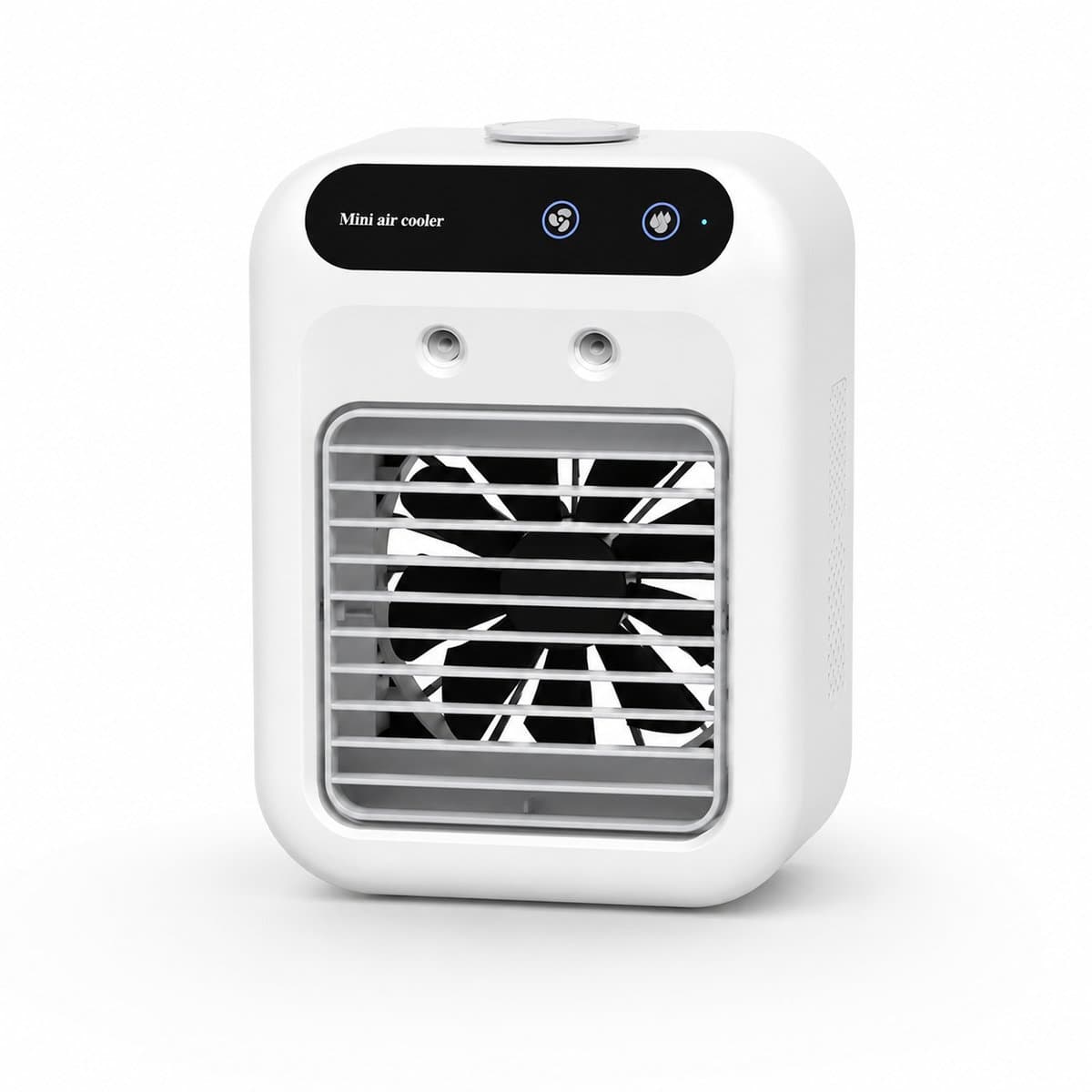 Mobiele Airco - 3-in-1 Luchtkoeler - Draagbare Aircooler met Verneveling - Oplaadbare Ventilator met Waterreservoir - Voor Thuis en Kantoor - Wit — afbeelding 1