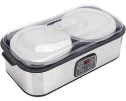 SnelShoppen - Digitale Yoghurtmaker 2L met Automatische Temperatuurregeling, Timer tot 48 Uur, Multifunctionele Keukenmachine voor Yoghurt, Jam en IJs