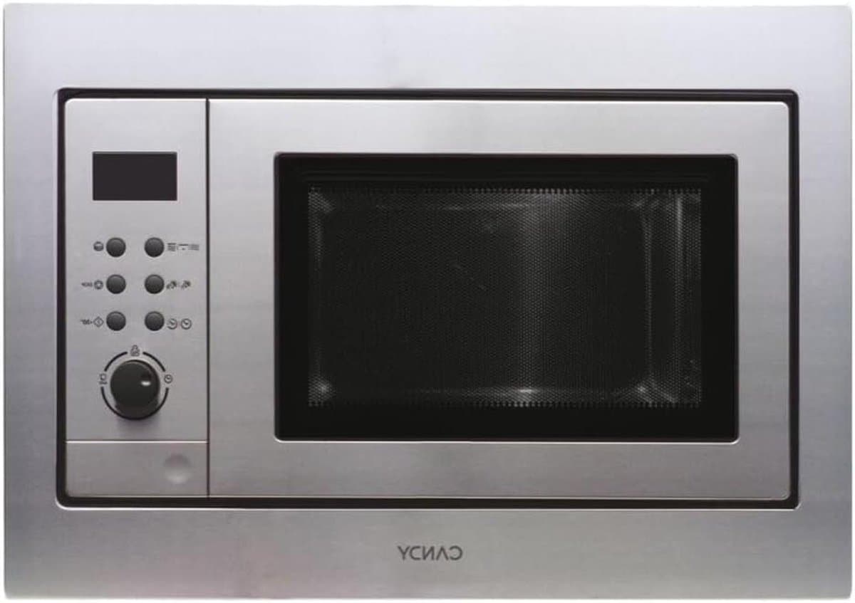 Magnetron met Grill - Combimagnetron Oven - Snel Eten Opwarmen - Met Grillfunctie - 21 liter - Zilverkleurig — afbeelding 1