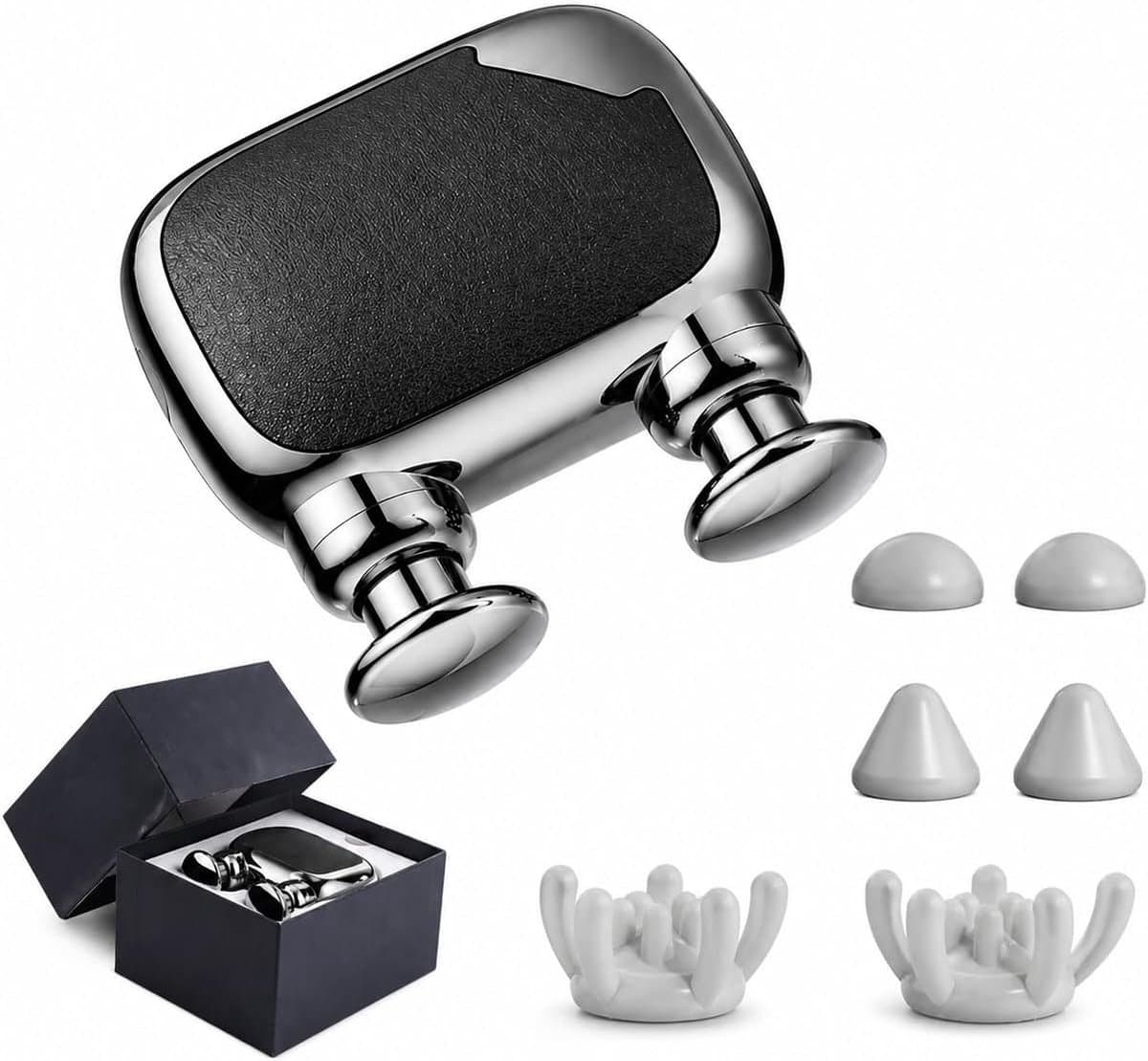 SnelShoppen - Hoogwaardig Mini Massagepistool met USB C, 3 Instelbare Standen voor Spieren, Pijnverlichting en Ontspanning, Draagbaar en Handzaam voor — afbeelding 1