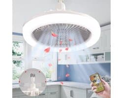 Plafondventilatorverlichting, E27 plafondventilator kroonluchter, stille plafondventilatorverlichting