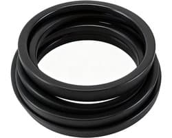 Grasmaaier Riem - Aandrijfriem Deksel - Grasmaaier Onderhoud - Hoge Treksterkte - 2413 mm - Zwart