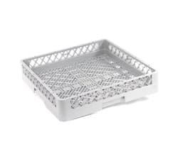 Spoelmand bestek - Afwasmand klein - Hygiënisch afwassen - Fijnmazig stapelbaar - 50x50 cm - Helder matglans