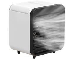 KZQ Draagbare Watergekoelde Desktop Luchtkoeler Ventilator Met 3 Snelheden Usb Oplaadbaar Op Batterijen Voor Kantoor En Thuis Zwart