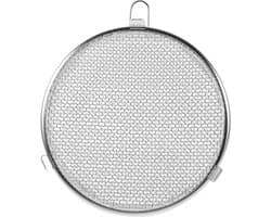 Dishwasher Mandje - Opbergmandje Bestek - Kleine Items Wassen - Roestvrij Staal - 18 x 18 x 9 cm - Zilver