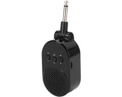 Gitaarversterker Mini - Gitaar Plug - Muziek Oefenen - BT Connectiviteit - 13 x 10 x 4 cm - Zwart