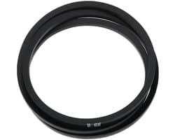 Dailygoods- Grasmaaier Riem Vervanging - 90"/89" Rubber Riem - Compatibel met Husqvarna/POULAN - OEM-nummers 532174368/532180808 - Schokbestendig - Zwart - Maaierriem